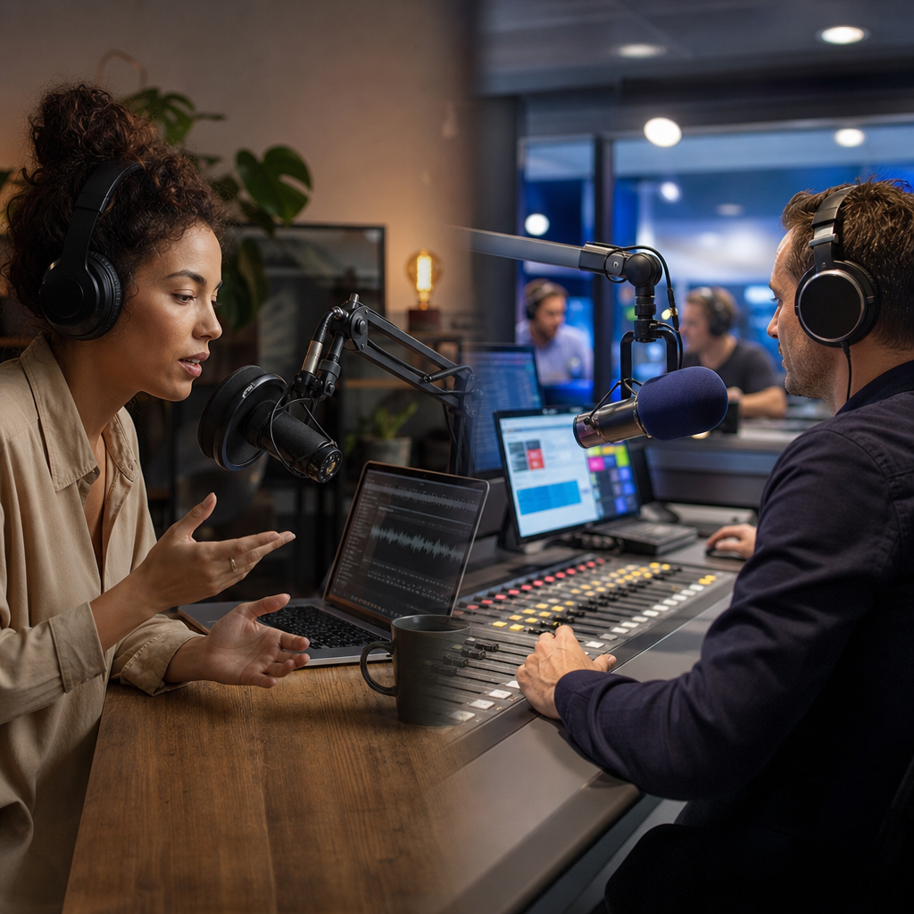 Podcasts vs Live Radio in Nederland: Competitie of Complementariteit?